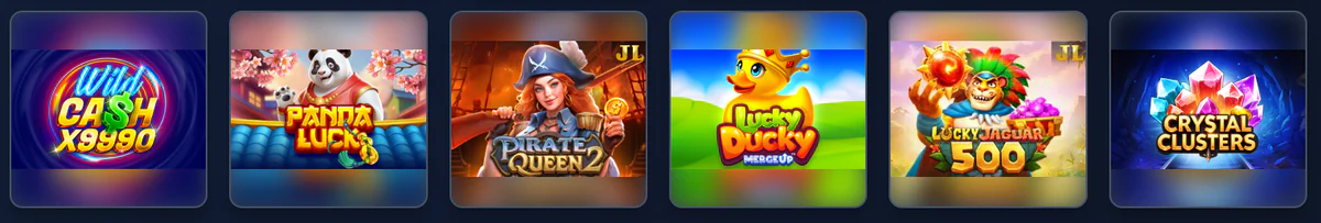 Games at Winthere Casino